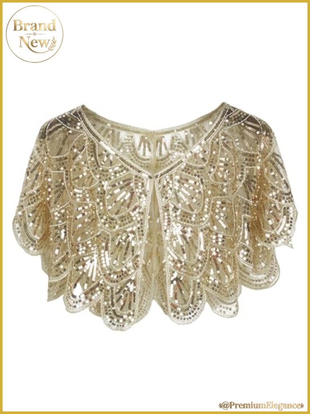 Sequin Lace Shawl Wrap Hollow Out Cloak for Travel Shopping